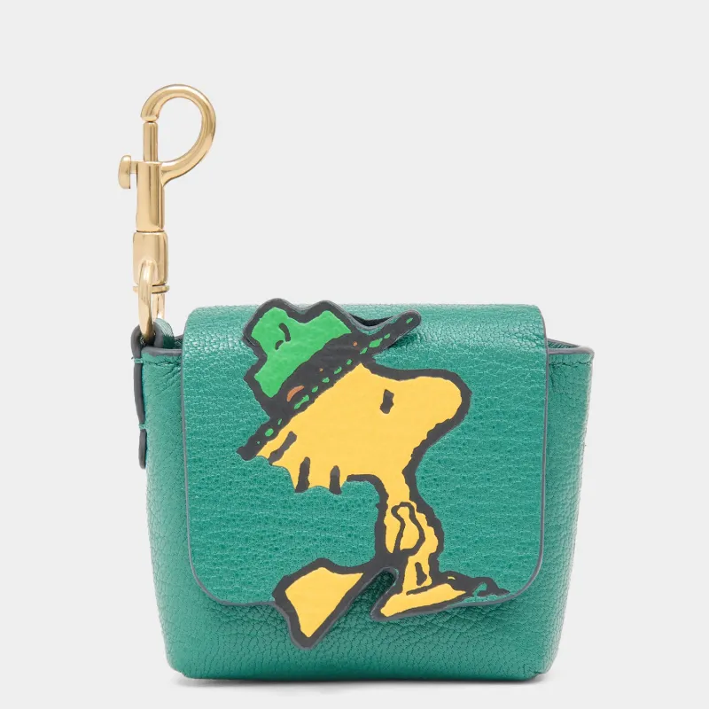 Peanuts Woodstock Ear Pods Pouch sold by Anya Hindmarch