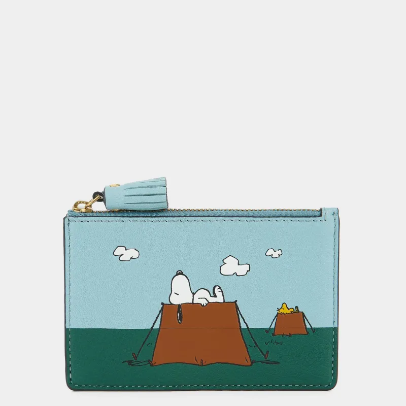 Peanuts Snoopy Zip Card Case sold by Anya Hindmarch