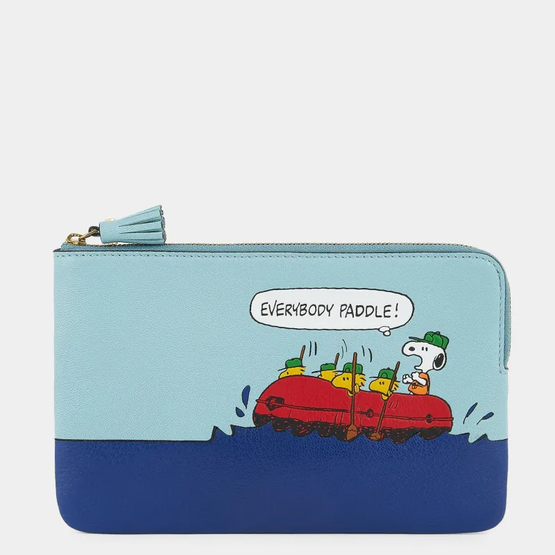 Peanuts Snoopy Zip Loose Pocket sold by Anya Hindmarch