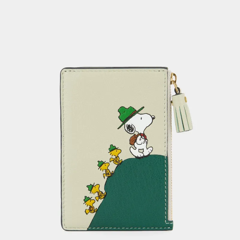 Peanuts Snoopy Zip Card Case sold by Anya Hindmarch