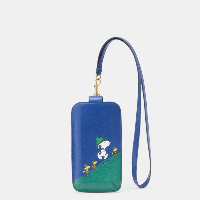 Peanuts Snoopy Sunglasses Pouch sold by Anya Hindmarch