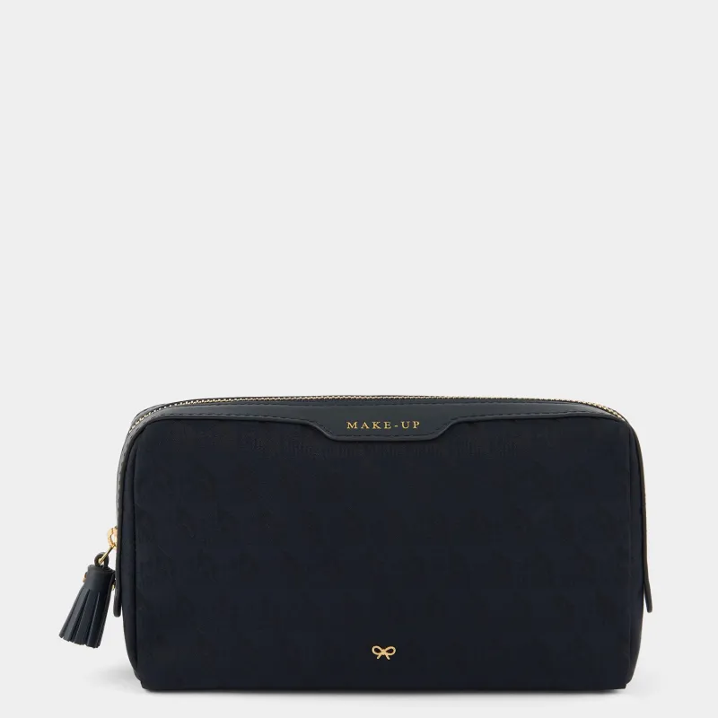 Logo Small Make-Up Pouch sold by Anya Hindmarch
