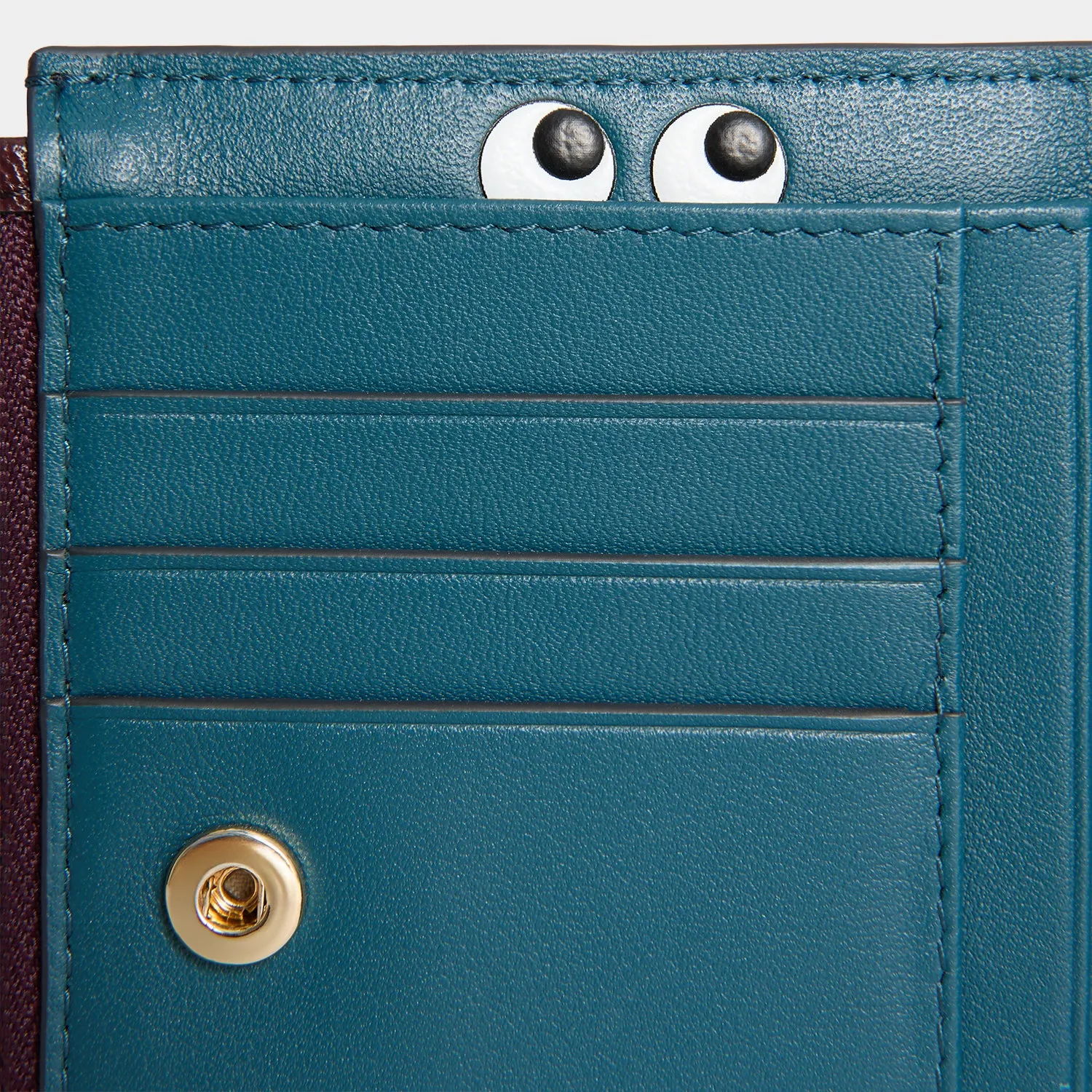 Peeping Eyes Small Double Zip Wallet sold by Anya Hindmarch product image thumbnail 4