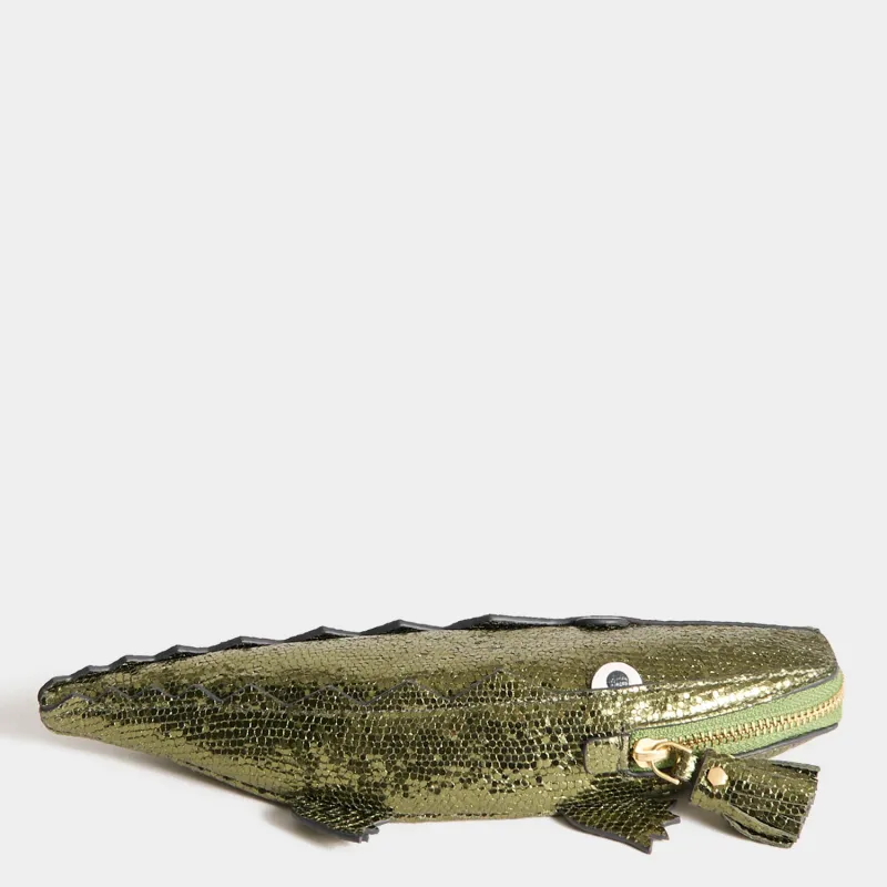 Crocodile Pouch sold by Anya Hindmarch