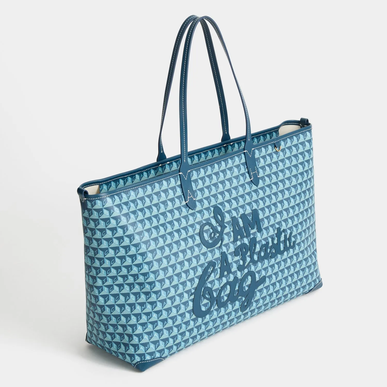 I Am A Plastic Bag Zipped Tote sold by Anya Hindmarch product image thumbnail 3