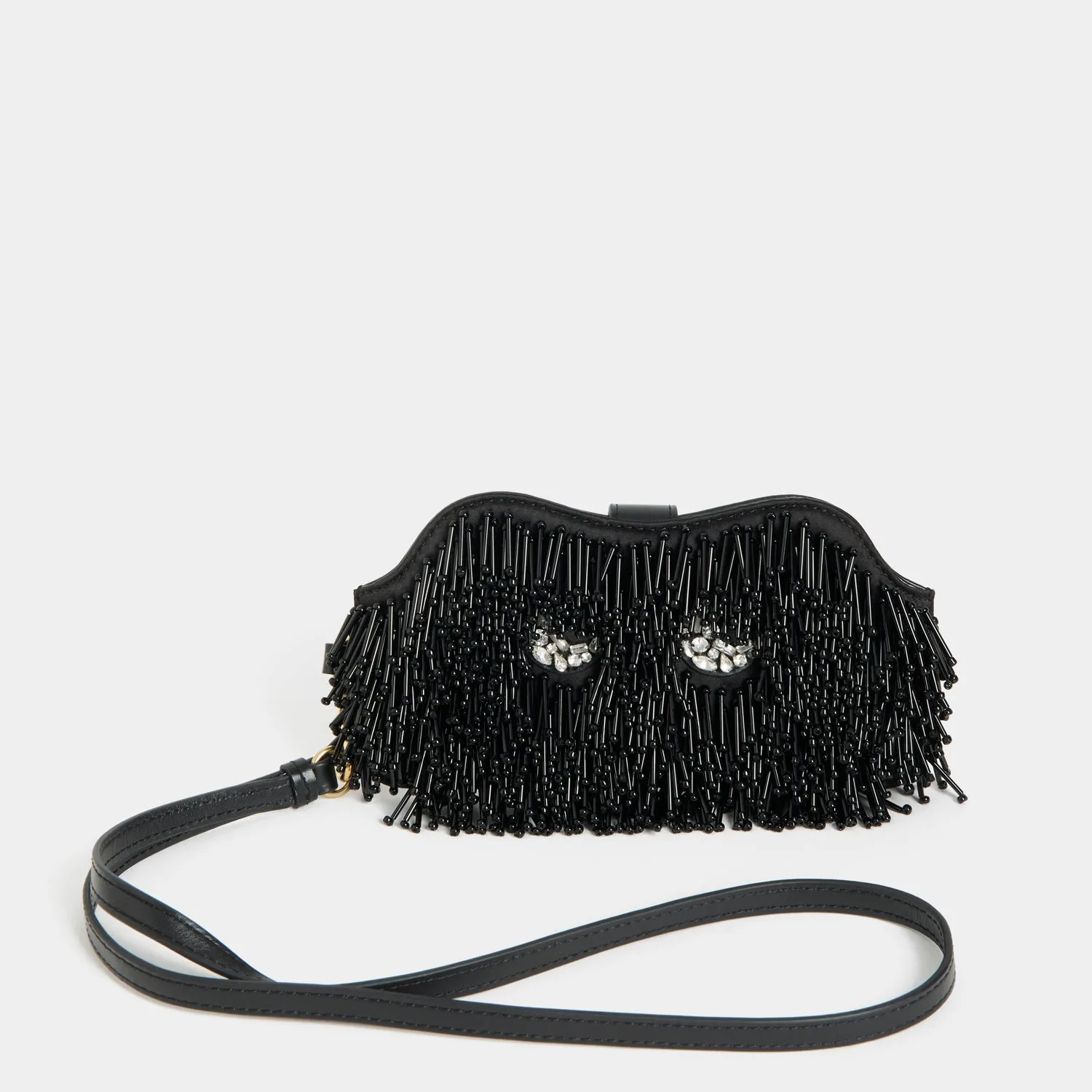 Embellished Eyes Sunglasses Pouch sold by Anya Hindmarch