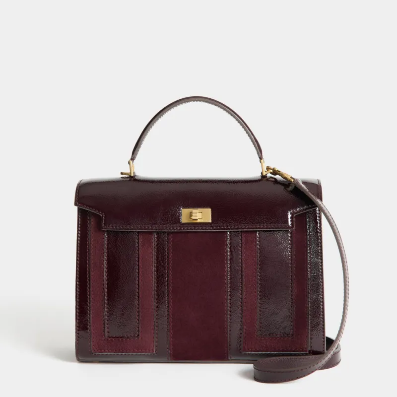 Mortimer Panelled Top Handle made by Anya Hindmarch