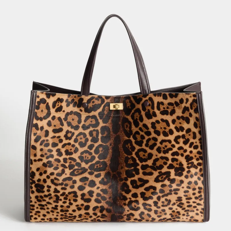 Mortimer Leopard Tote sold by Anya Hindmarch