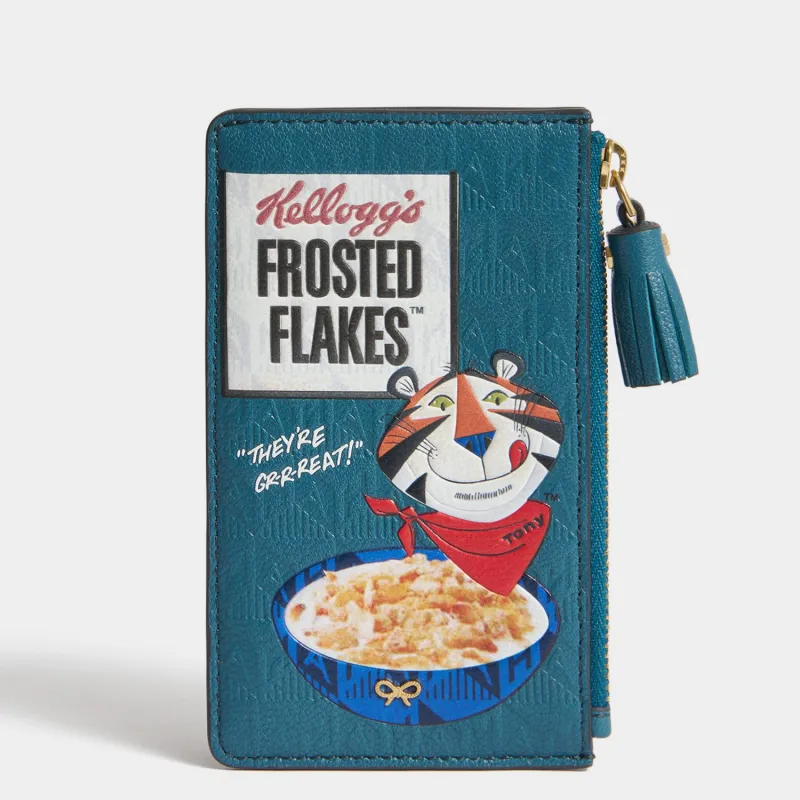 Anya Brands Frosted Flakes Zip Card Case made by Anya Hindmarch