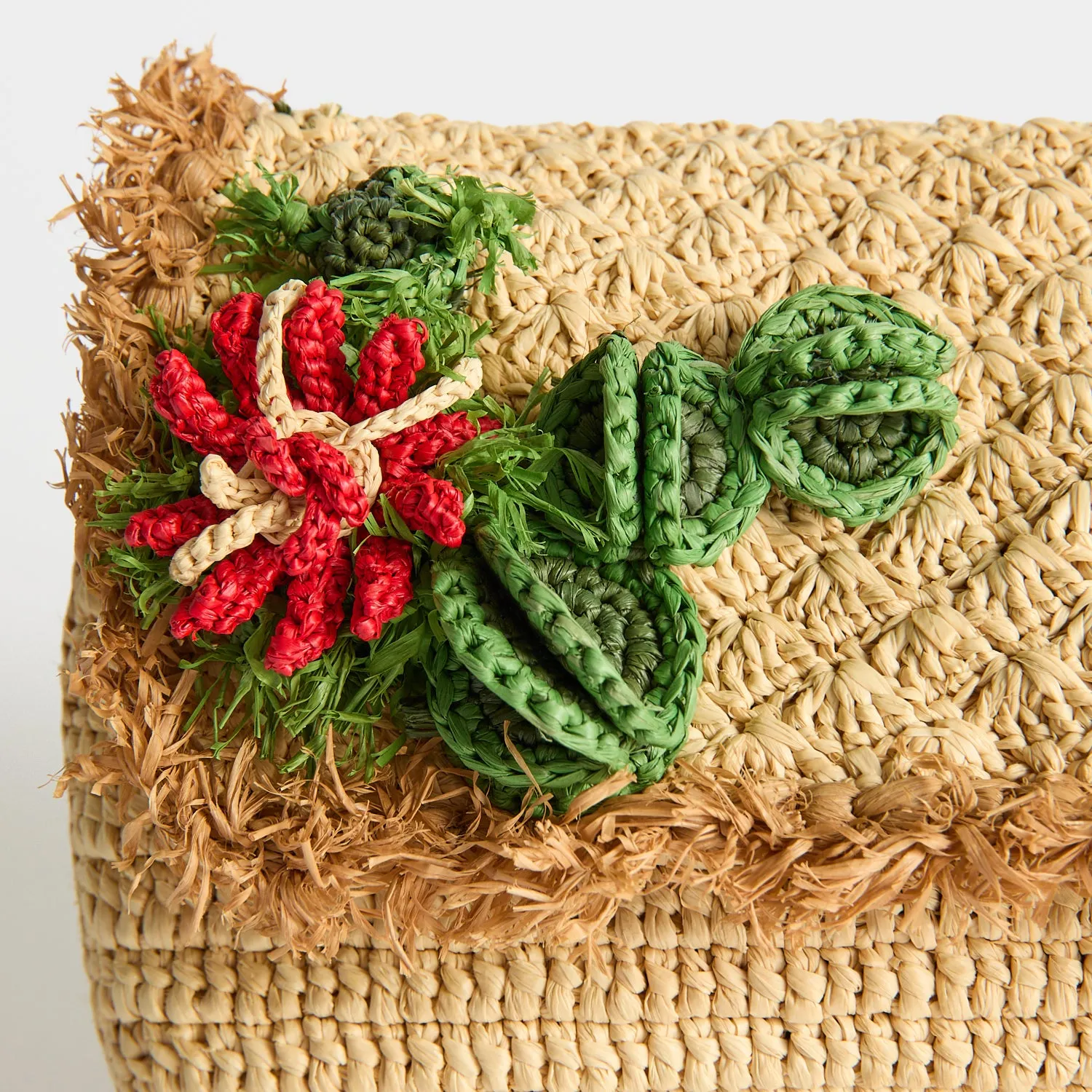 Raffia Cactus Clutch sold by Anya Hindmarch product image thumbnail 3