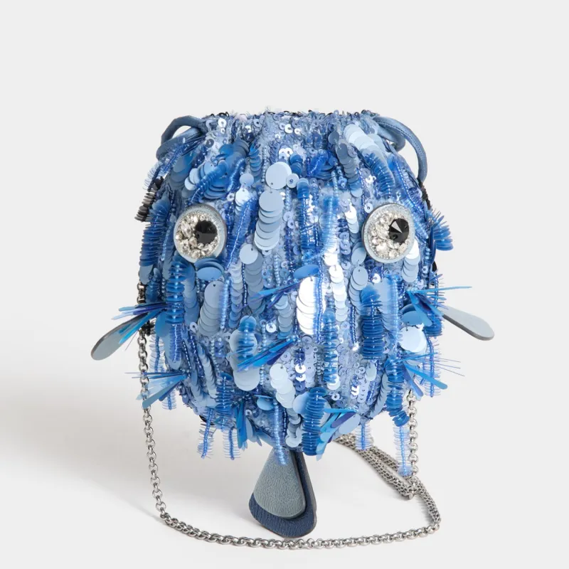 Embellished Blowfish Cross-body made by Anya Hindmarch
