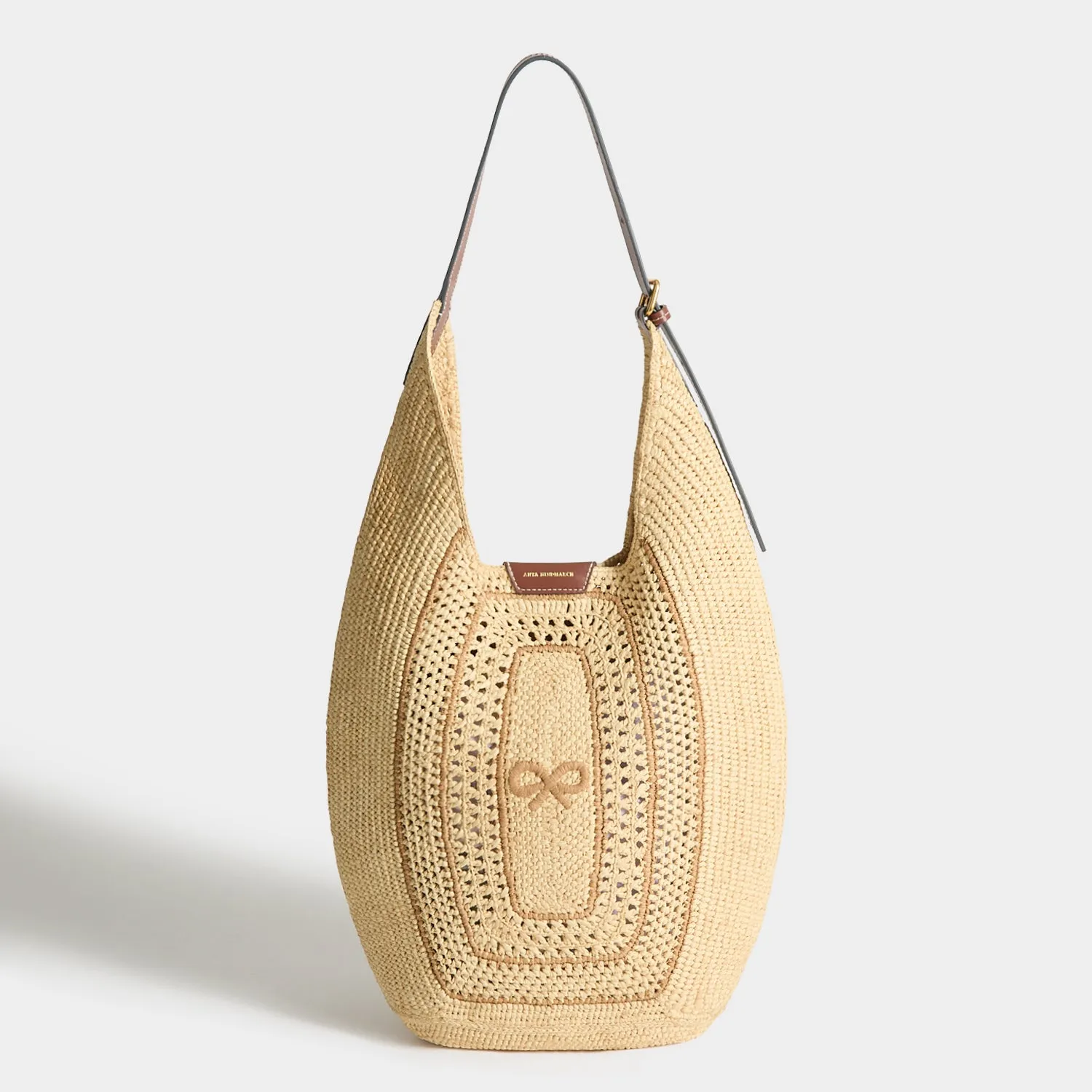 Raffia Bow Hobo Bag sold by Anya Hindmarch