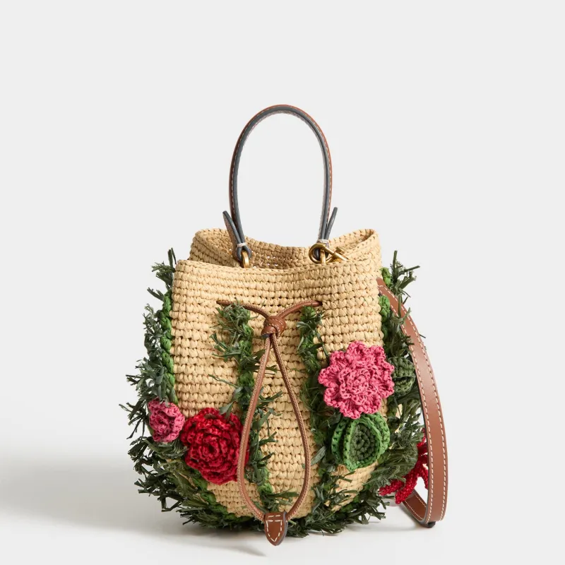 Raffia Cactus Cross-body made by Anya Hindmarch