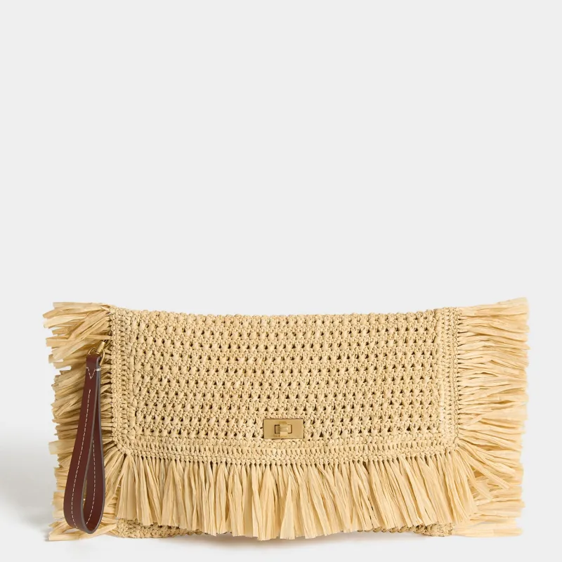 Raffia Oversized Clutch sold by Anya Hindmarch