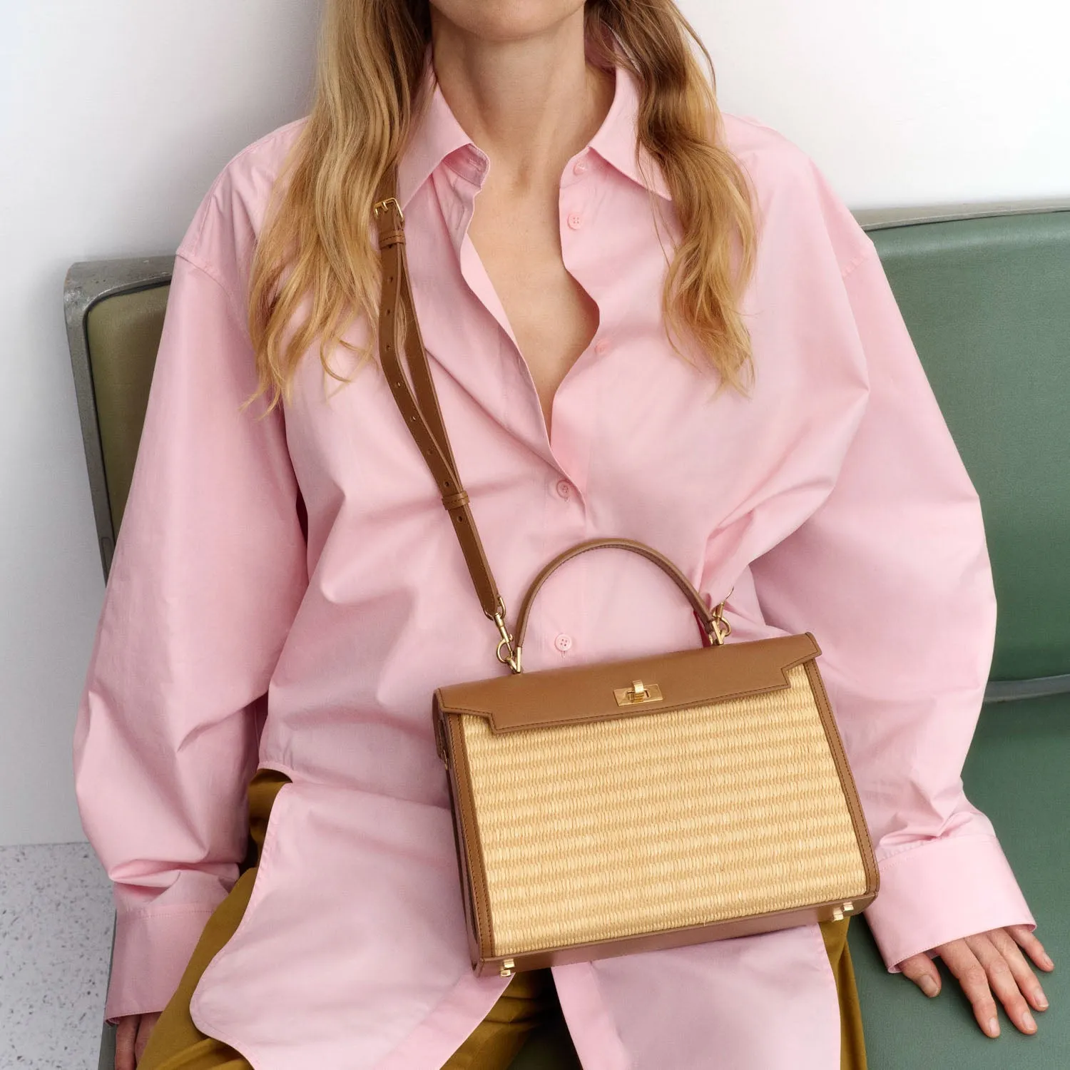 Mortimer Raffia Top Handle sold by Anya Hindmarch product image thumbnail 2