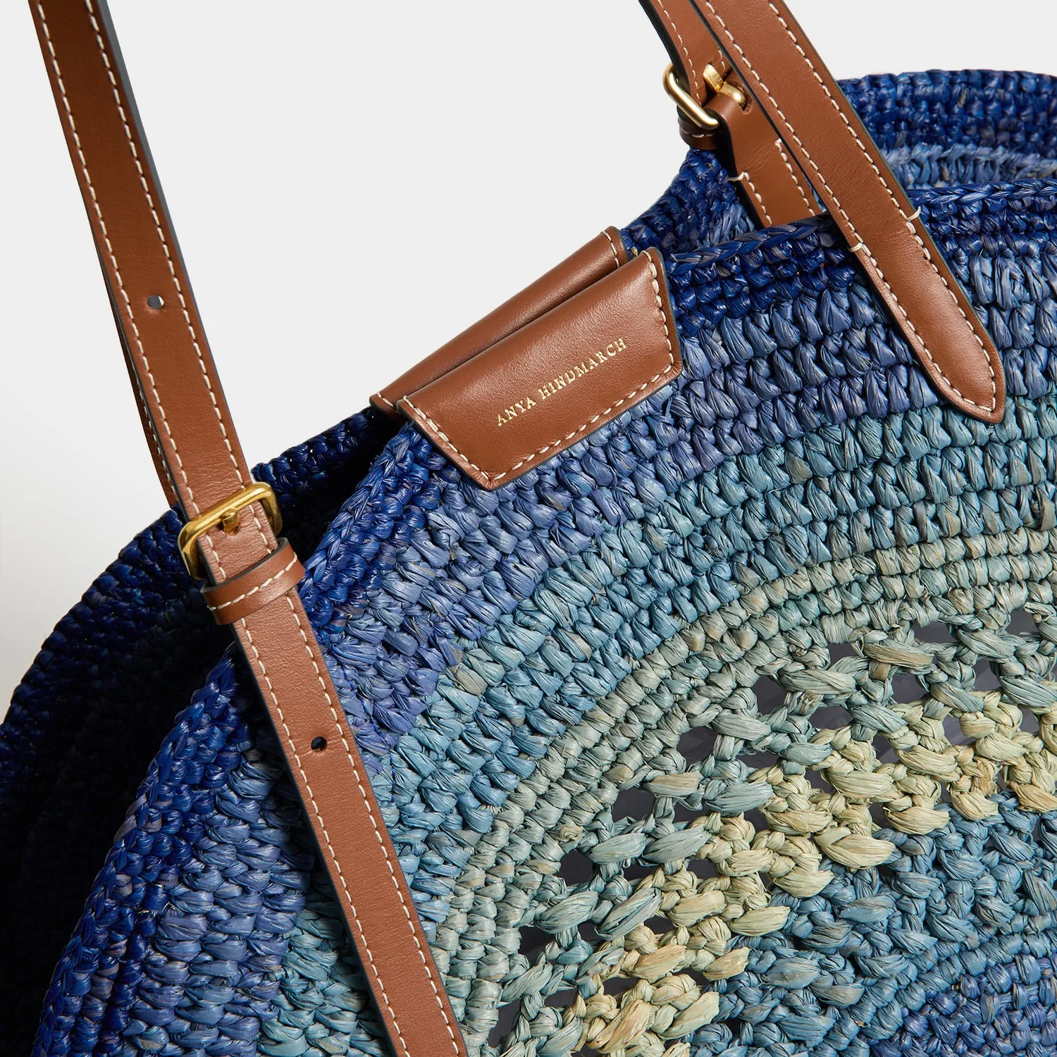 Raffia Round Bow Tote sold by Anya Hindmarch product image thumbnail 4