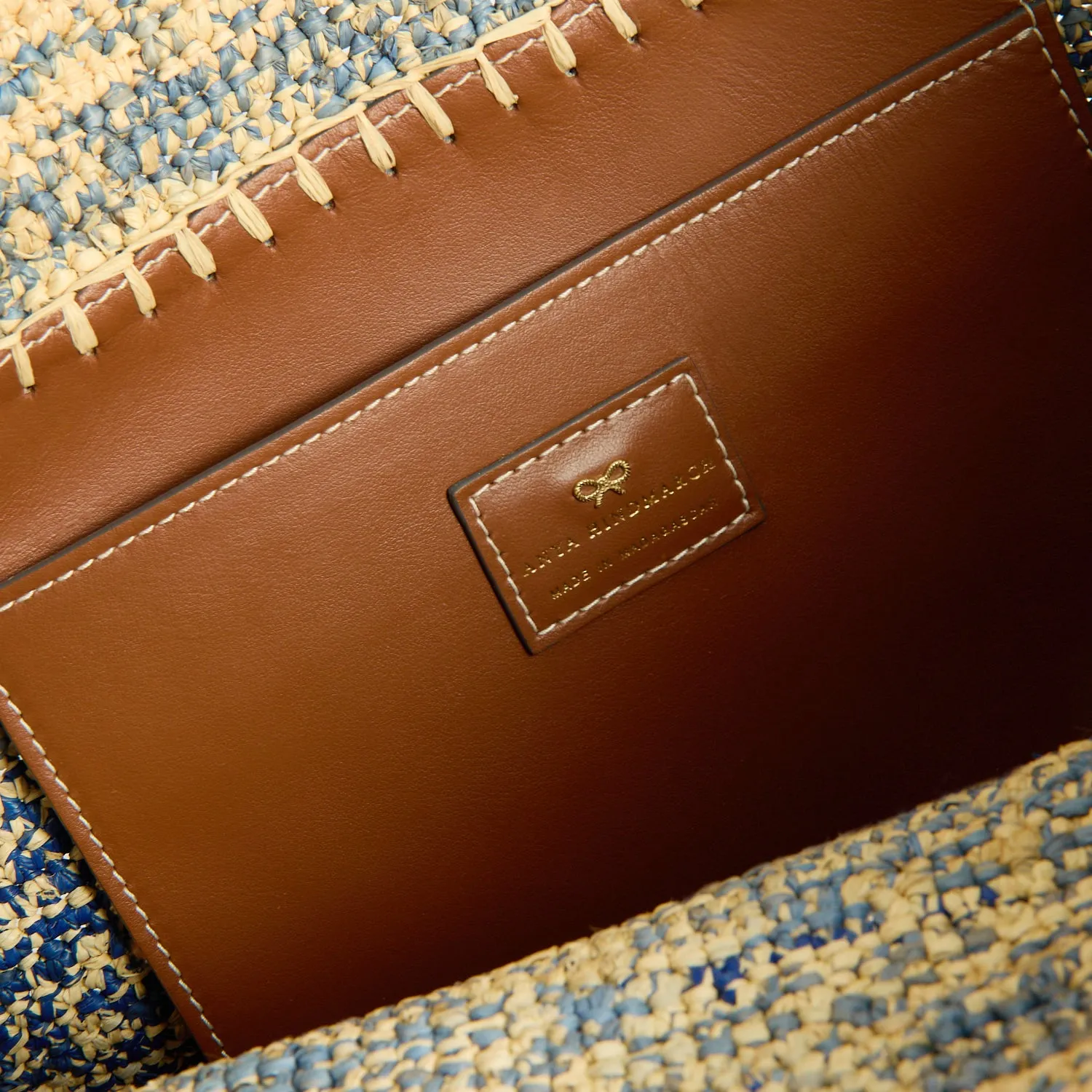 Raffia Dégradé Large Round Basket sold by Anya Hindmarch product image thumbnail 5