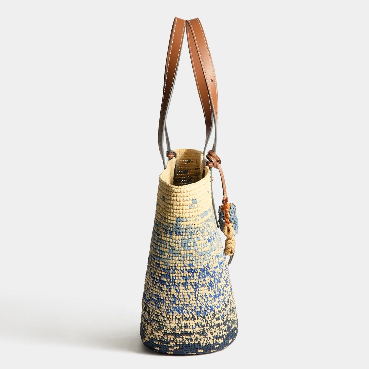 Raffia Dégradé Large Round Basket sold by Anya Hindmarch product image thumbnail 4