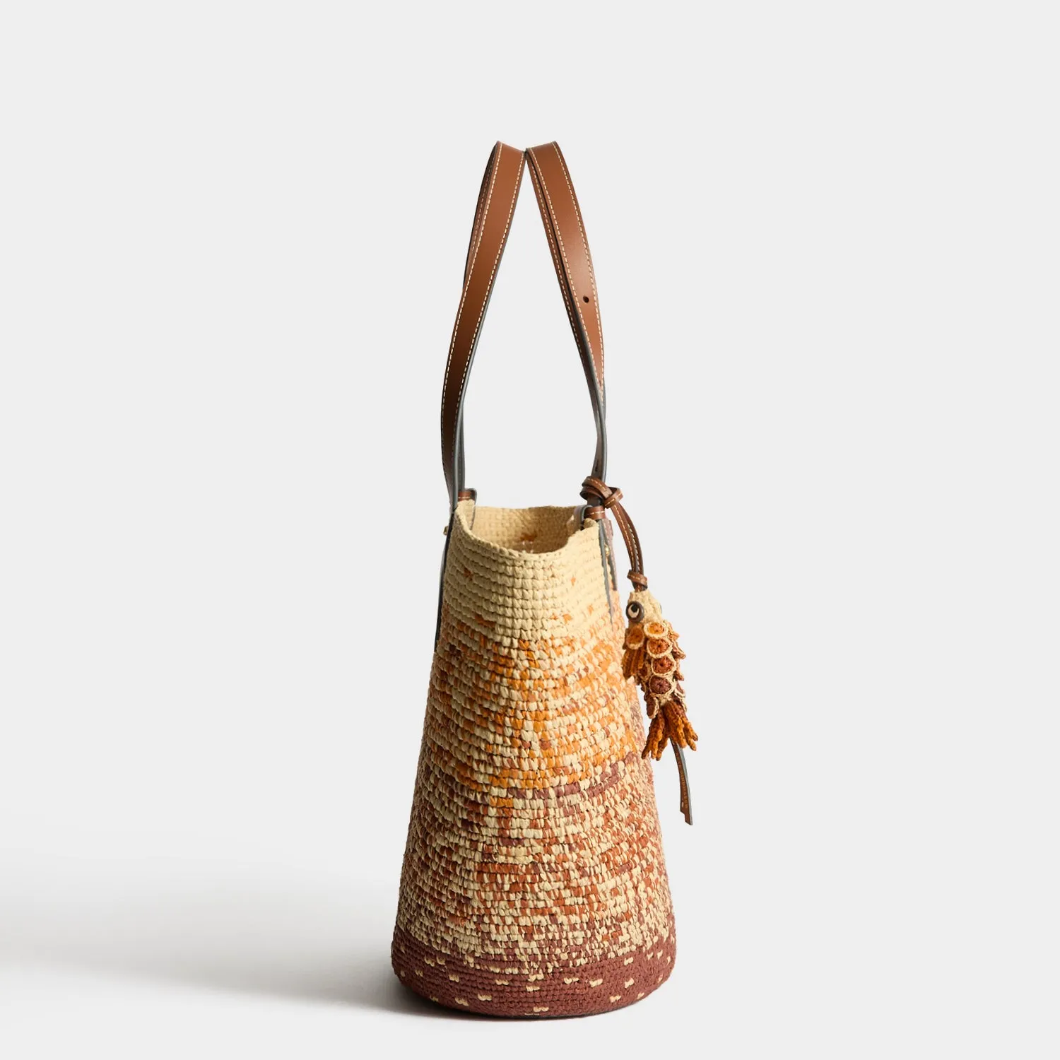 Raffia Dégradé Large Round Basket sold by Anya Hindmarch product image thumbnail 5