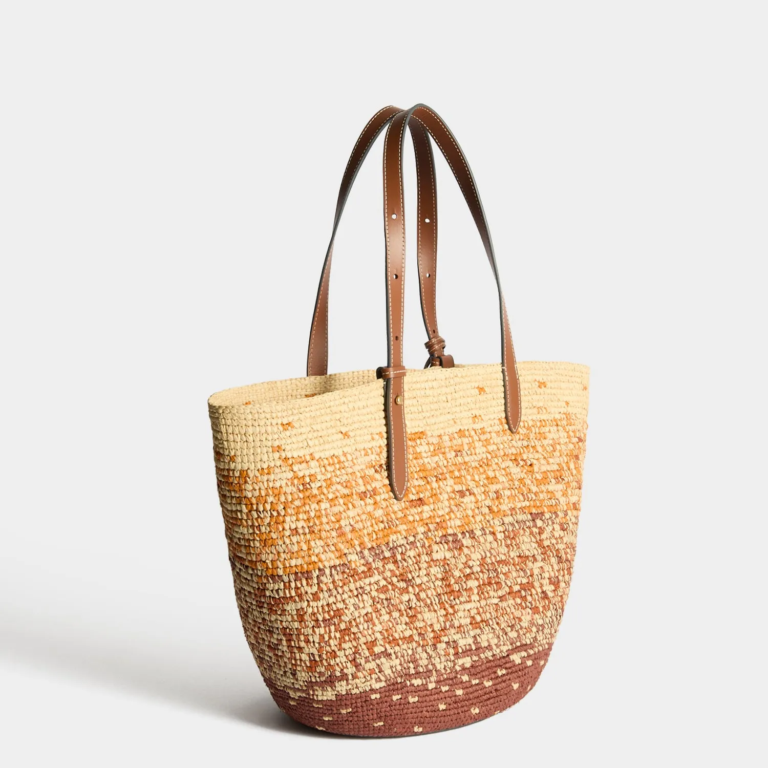 Raffia Dégradé Large Round Basket sold by Anya Hindmarch product image thumbnail 3