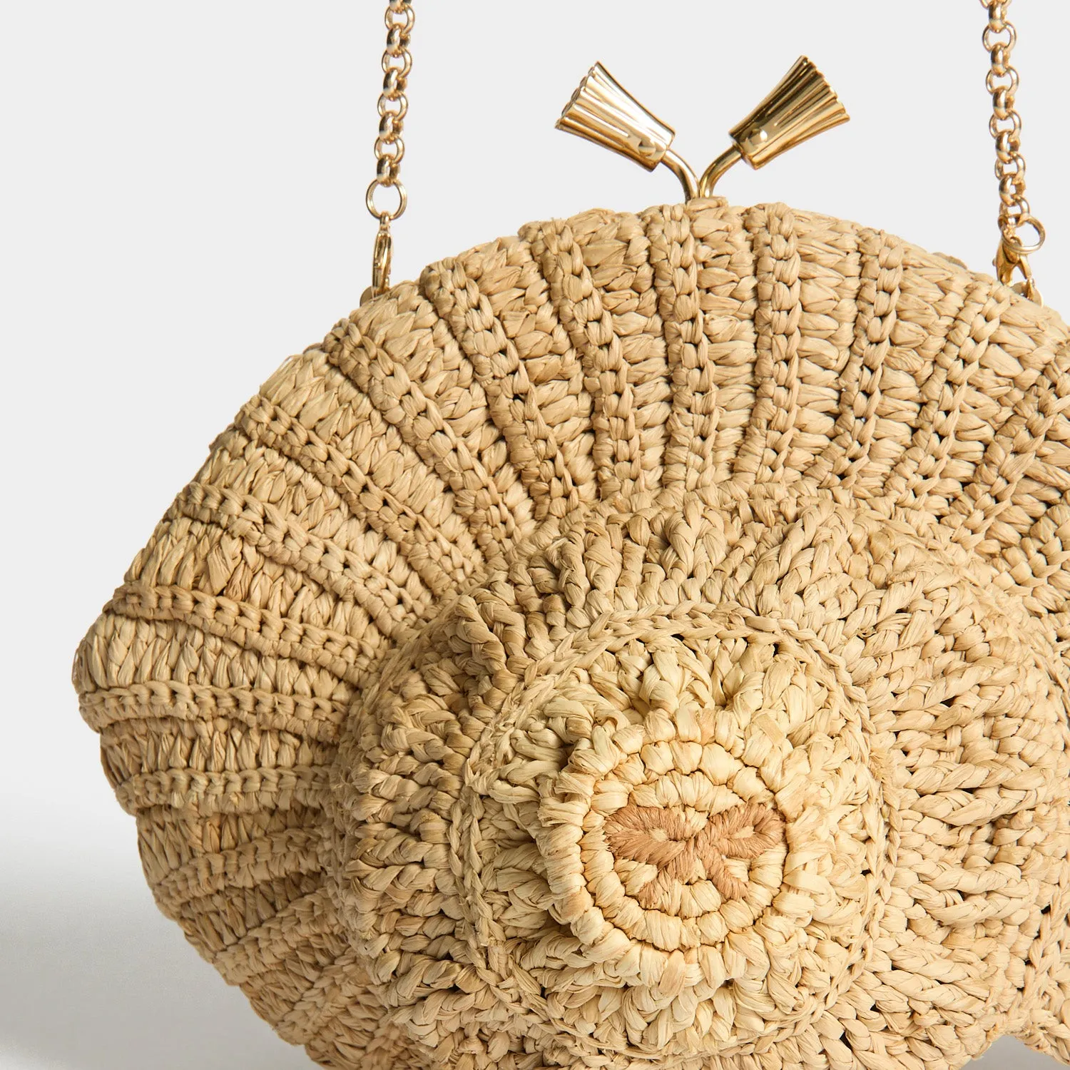 Raffia Shell Maud sold by Anya Hindmarch product image thumbnail 5