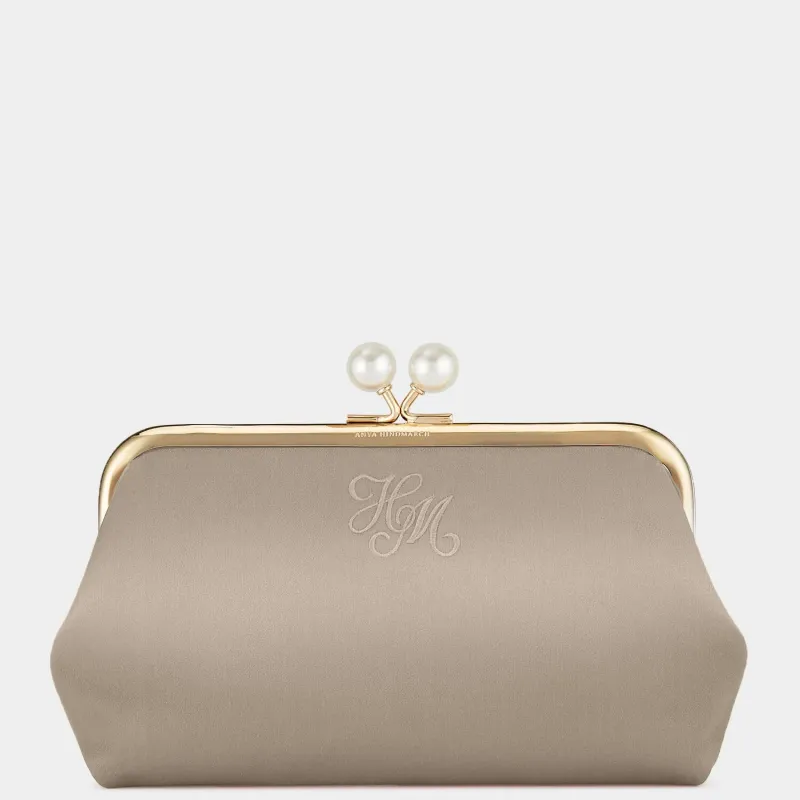 Bespoke Pearl Maud Clutch made by Anya Hindmarch