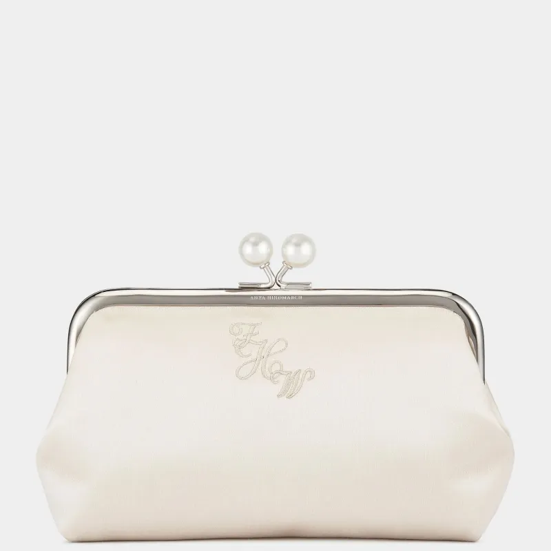 Bespoke Pearl Maud Clutch made by Anya Hindmarch