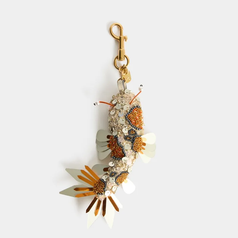 Embellished Koi Fish Charm made by Anya Hindmarch