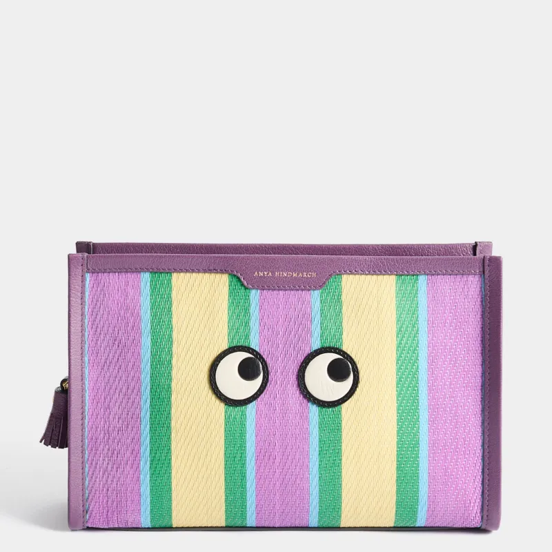 Stripes Pouch made by Anya Hindmarch