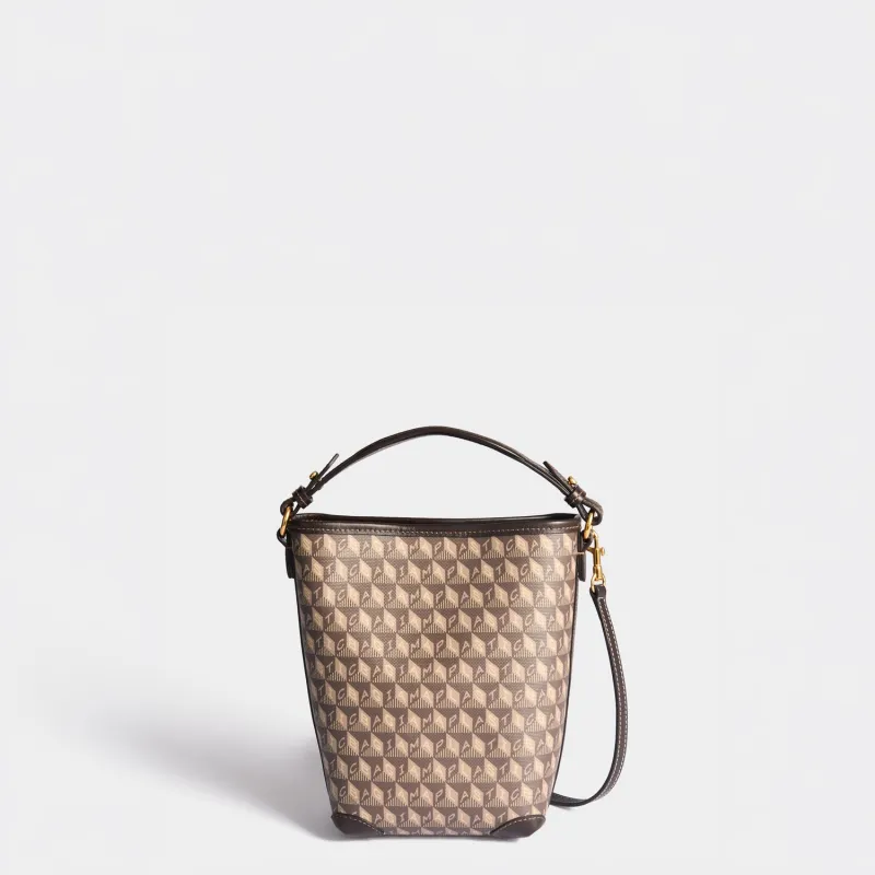 I Am A Plastic Bag Mini Bucket made by Anya Hindmarch