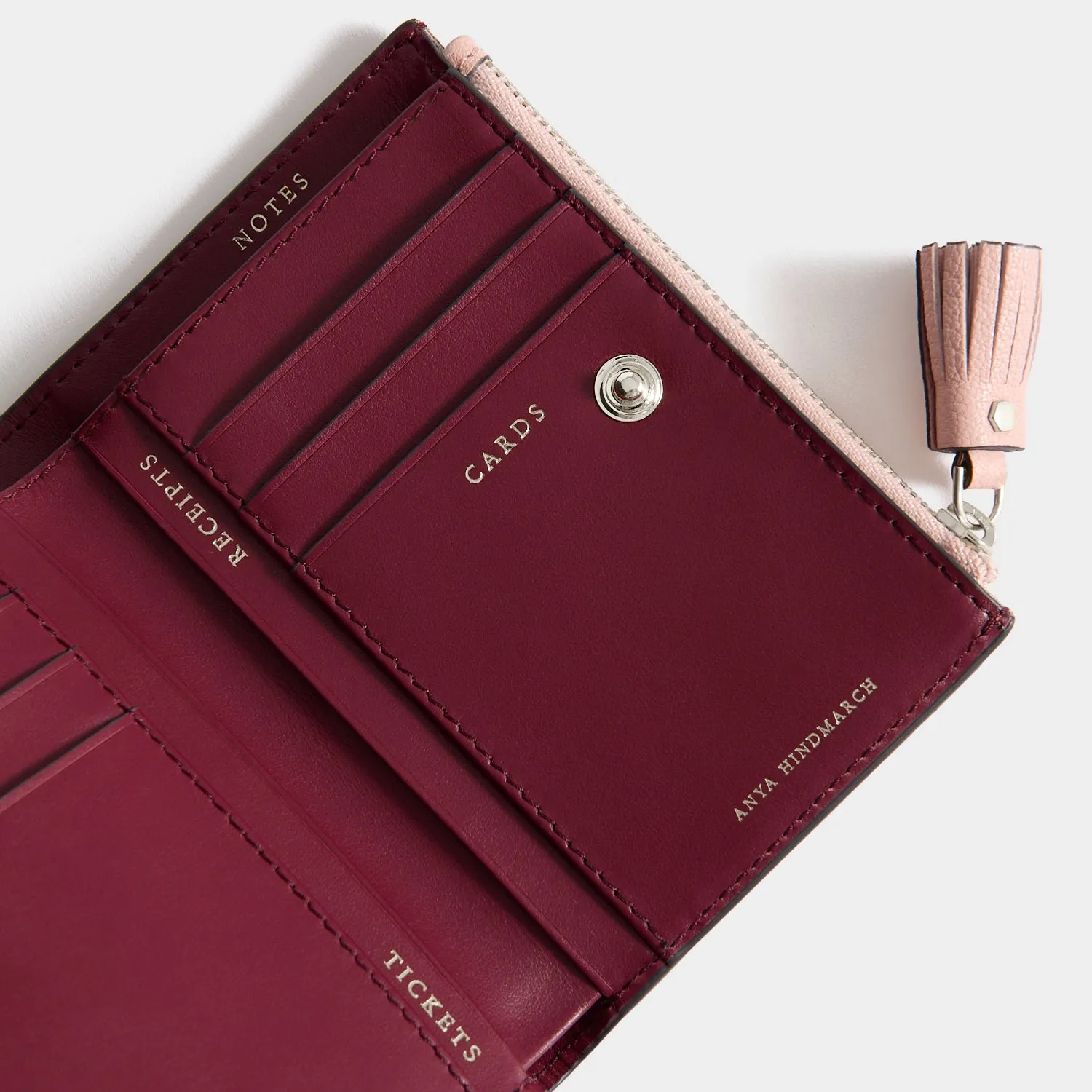 Peeping Eyes Small Double Zip Wallet sold by Anya Hindmarch product image thumbnail 5