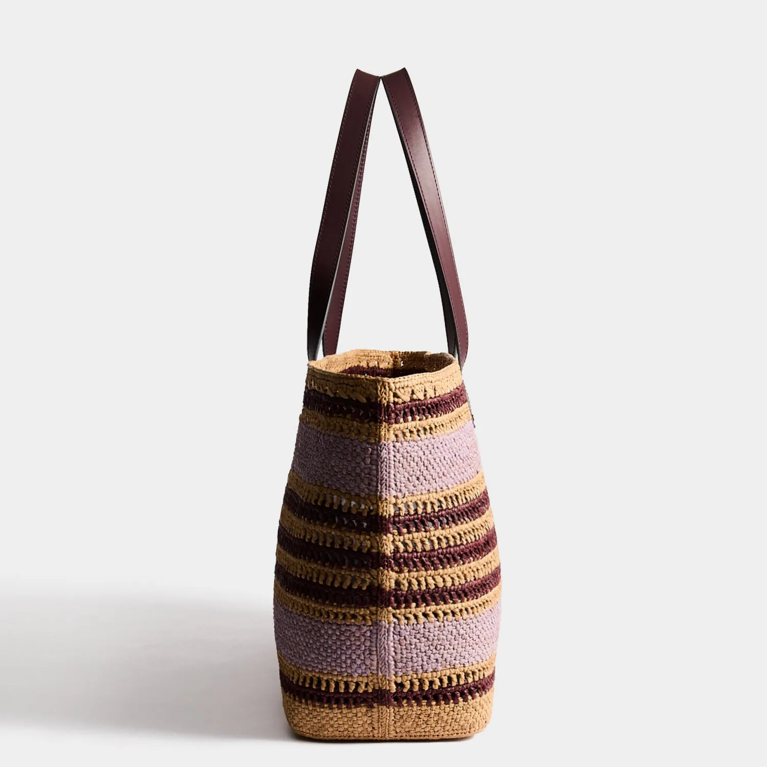 E/W Raffia Stripe Tote sold by Anya Hindmarch product image thumbnail 4