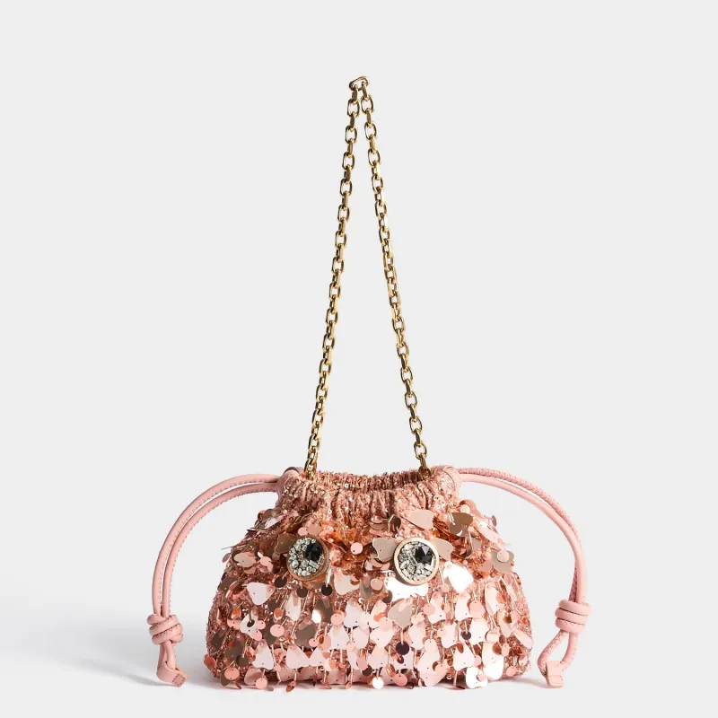 Embellished Shrimp Shoulder Bag made by Anya Hindmarch