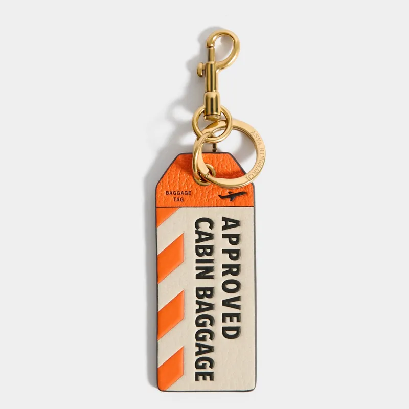 Cabin Baggage Charm made by Anya Hindmarch