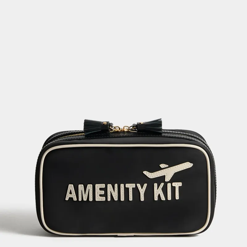 Amenity Kit Pouch made by Anya Hindmarch