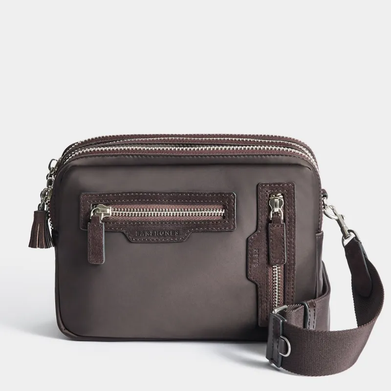Triple Zip Cross-body made by Anya Hindmarch