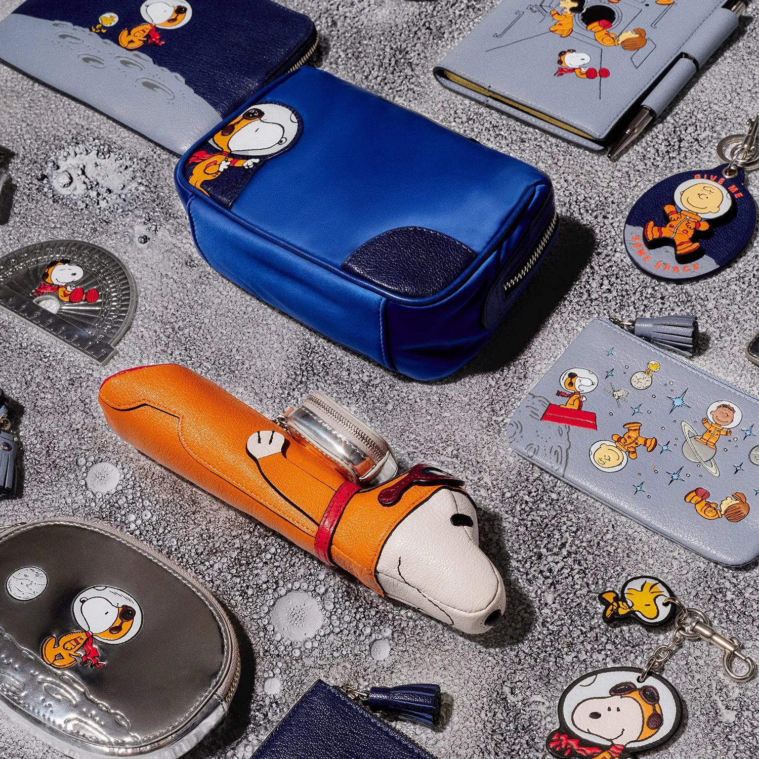 Peanuts Space Snoopy Pencil Case sold by Anya Hindmarch product image thumbnail 2