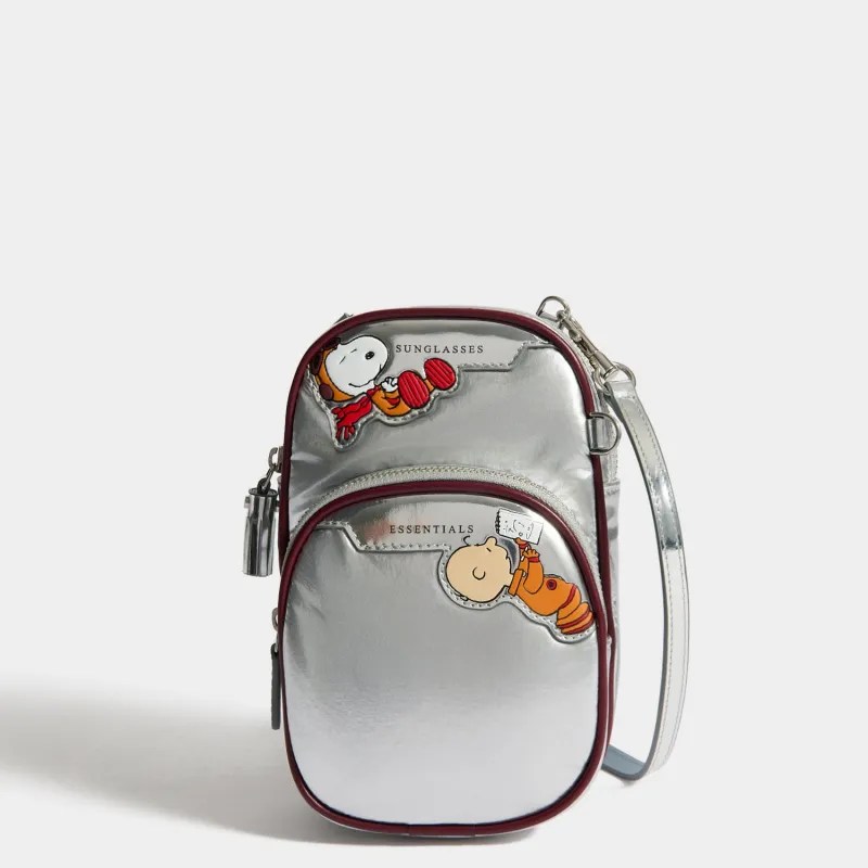 Peanuts Space Snoopy Essentials Cross-body made by Anya Hindmarch