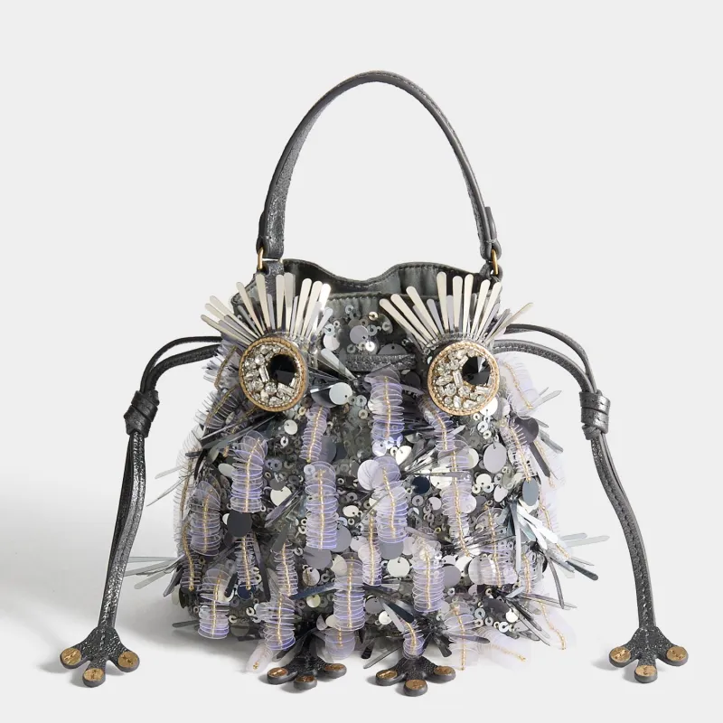 Embellished Creature Cross-body Evening Bag made by Anya Hindmarch