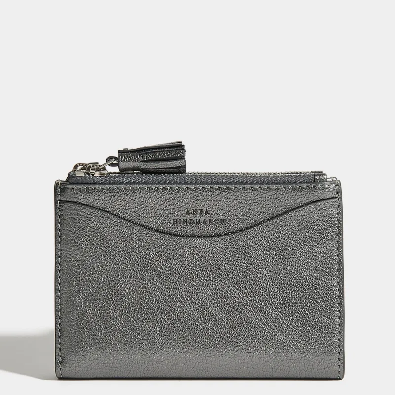 Peeping Eyes Small Double Zip Wallet made by Anya Hindmarch