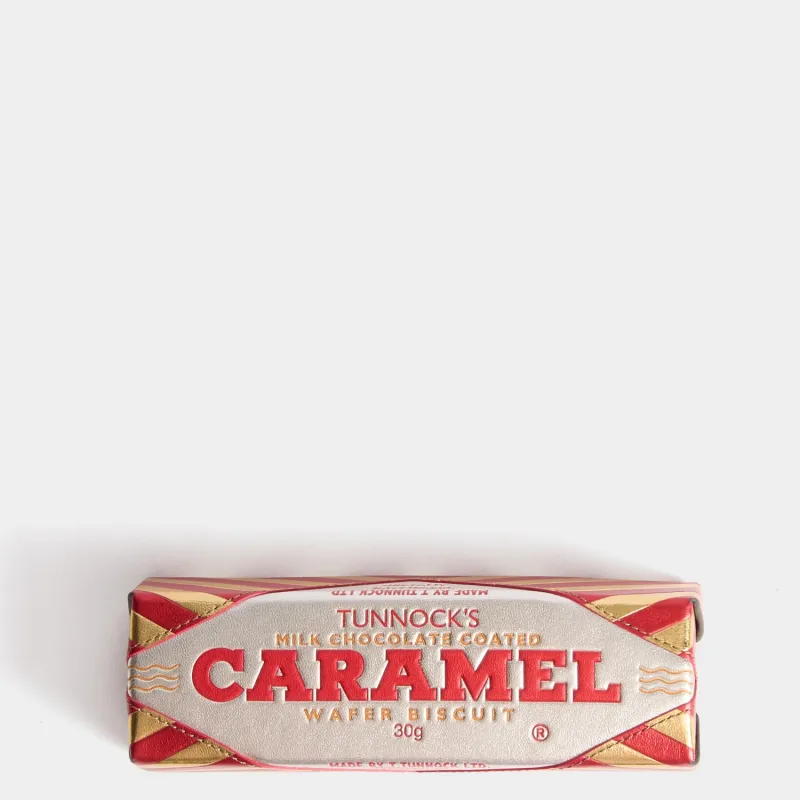Anya Brands Tunnock's Caramel Glasses Case made by Anya Hindmarch