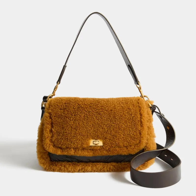 Mortimer Shearling Cross-body made by Anya Hindmarch