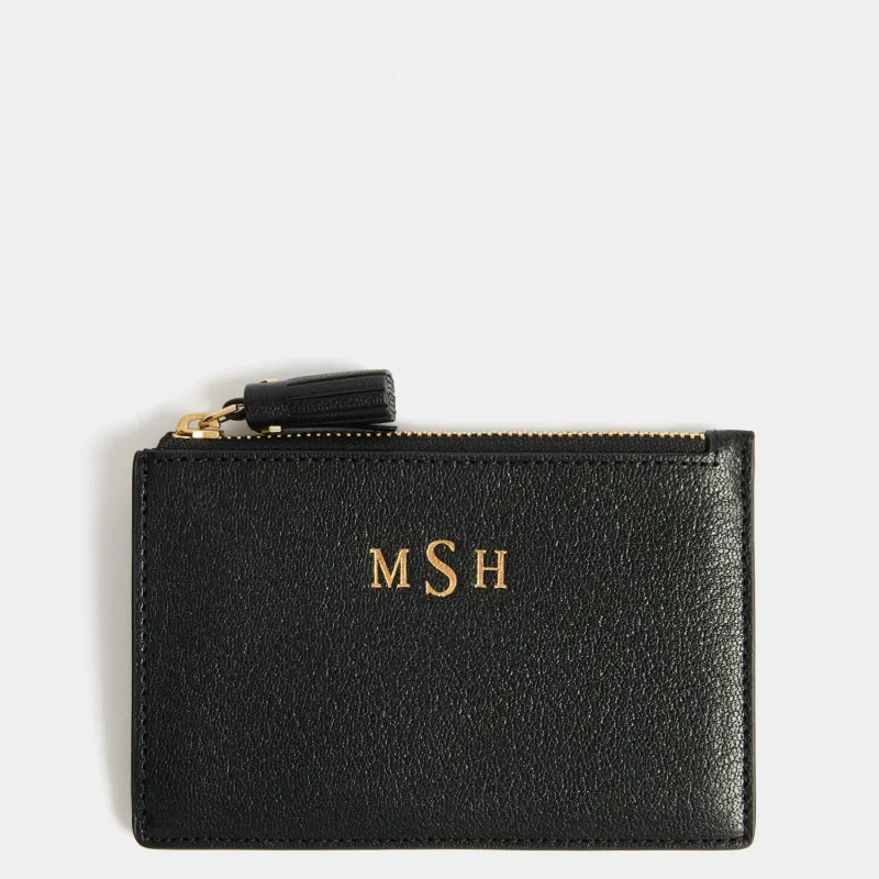 Bespoke Zip Card Case made by Anya Hindmarch