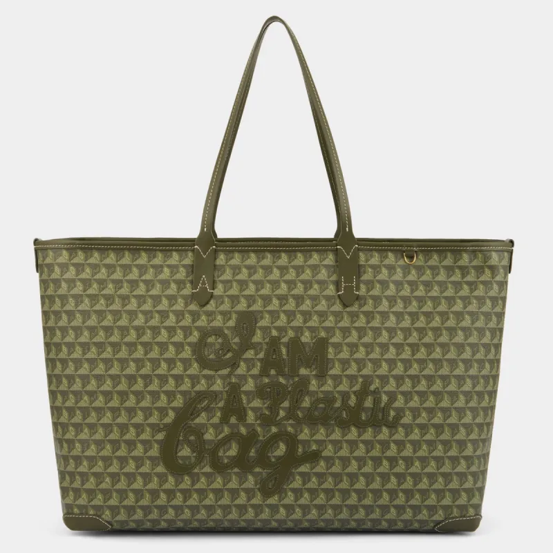 I Am A Plastic Bag Zipped Motif Tote sold by Anya Hindmarch