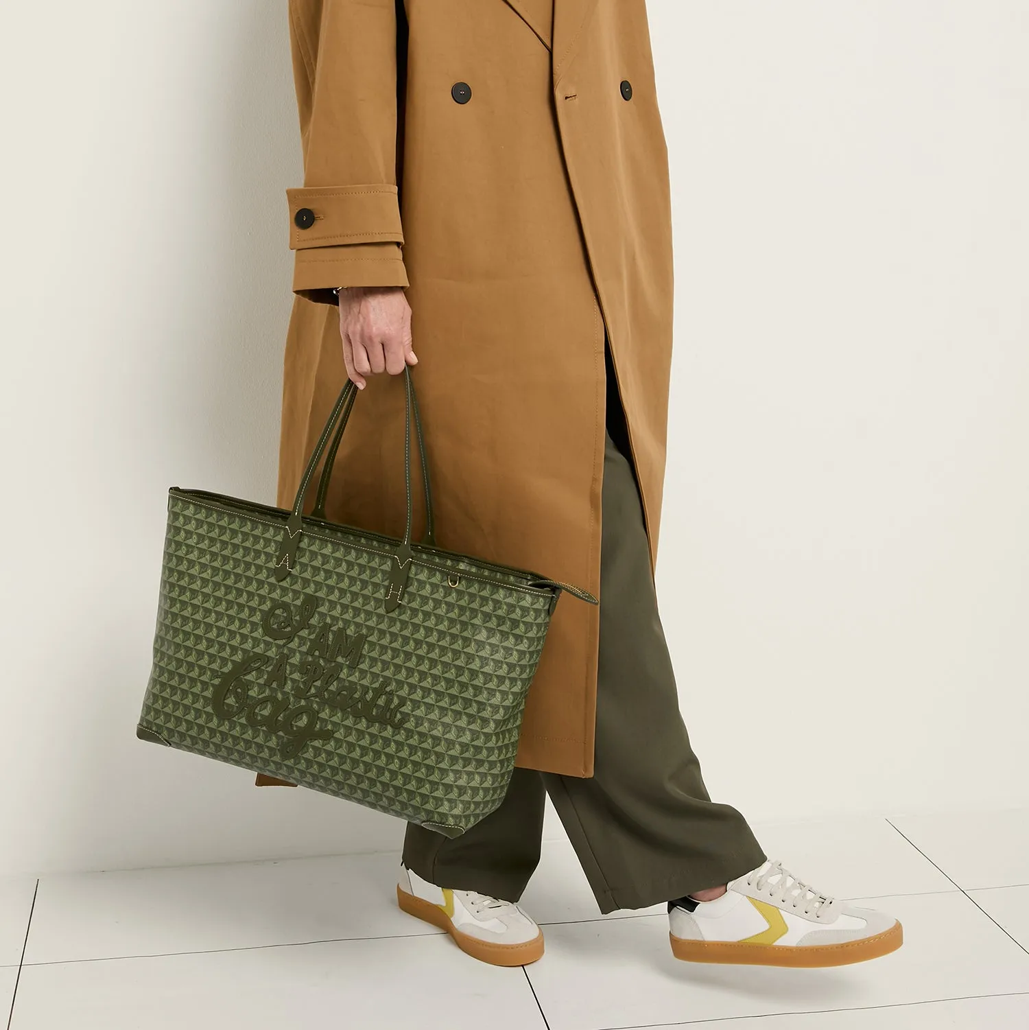 I Am A Plastic Bag Zipped Motif Tote sold by Anya Hindmarch product image thumbnail 2