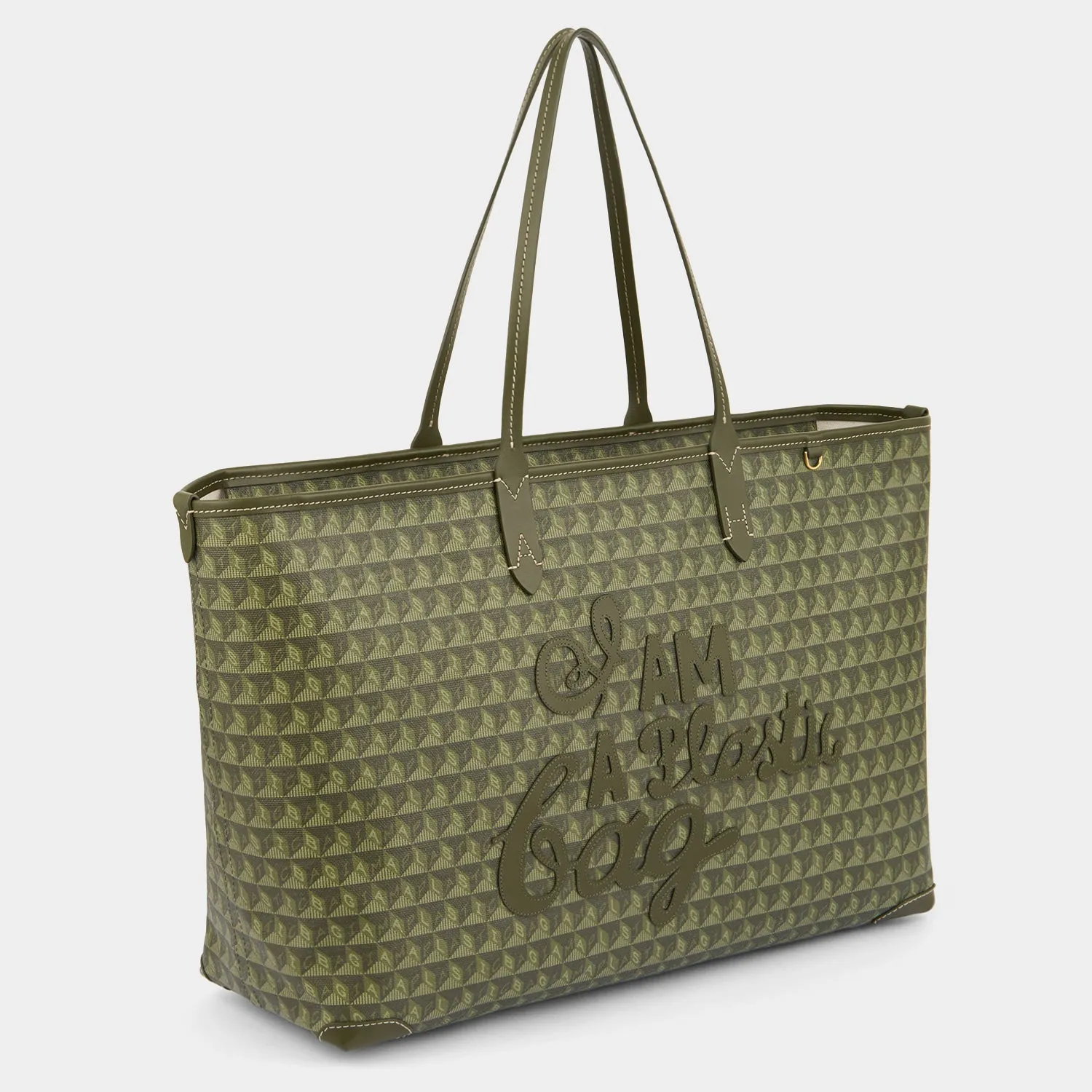 I Am A Plastic Bag Zipped Motif Tote sold by Anya Hindmarch product image thumbnail 3