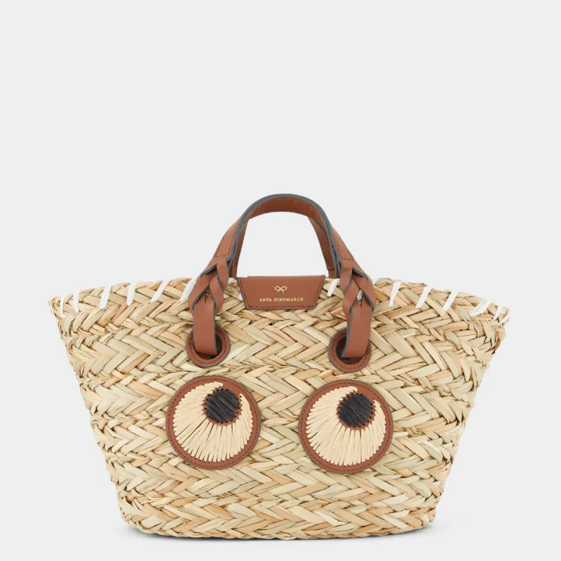 Small Paper Eyes Basket Bag made by Anya Hindmarch