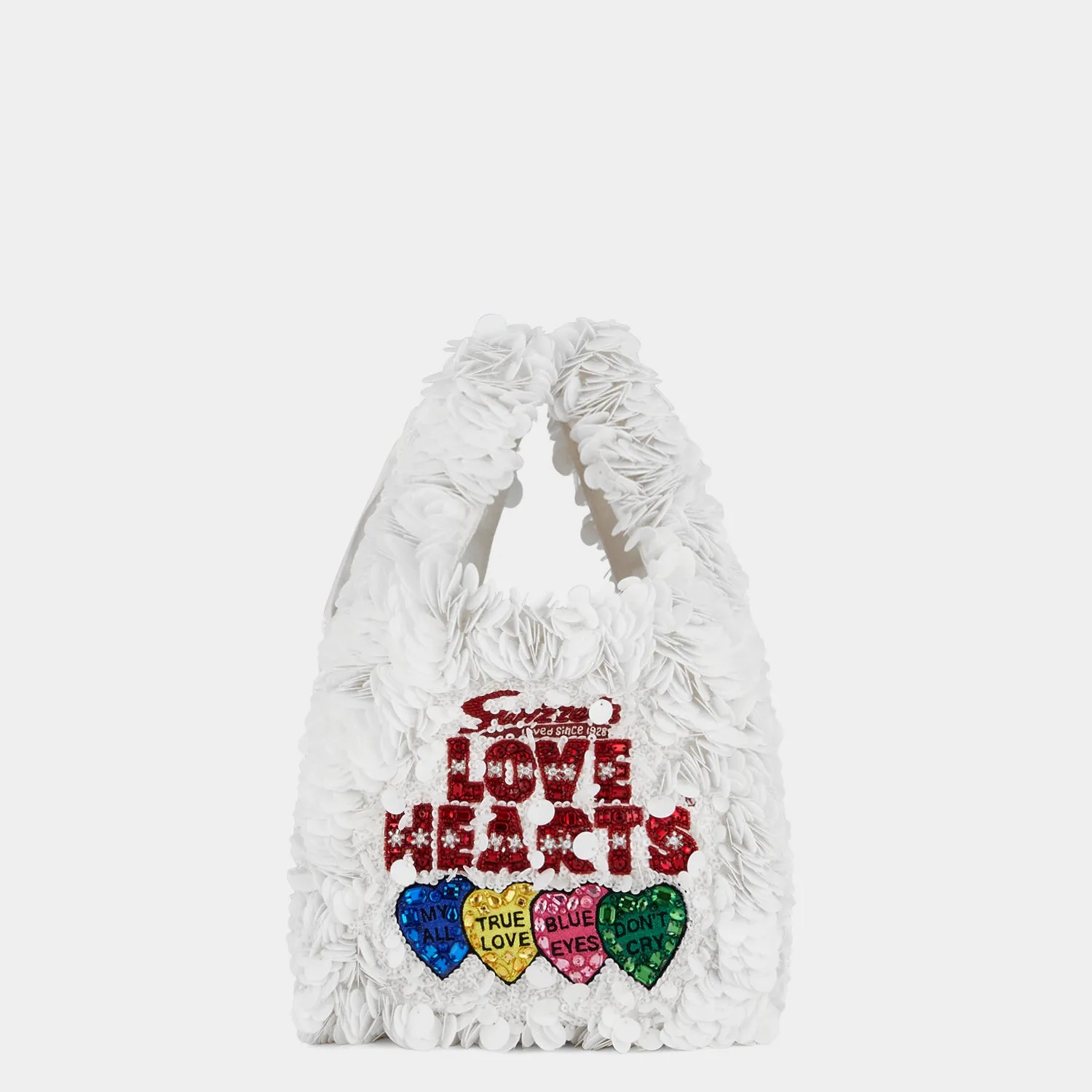 Anya Brands Love Hearts Mini Tote sold by Anya Hindmarch
