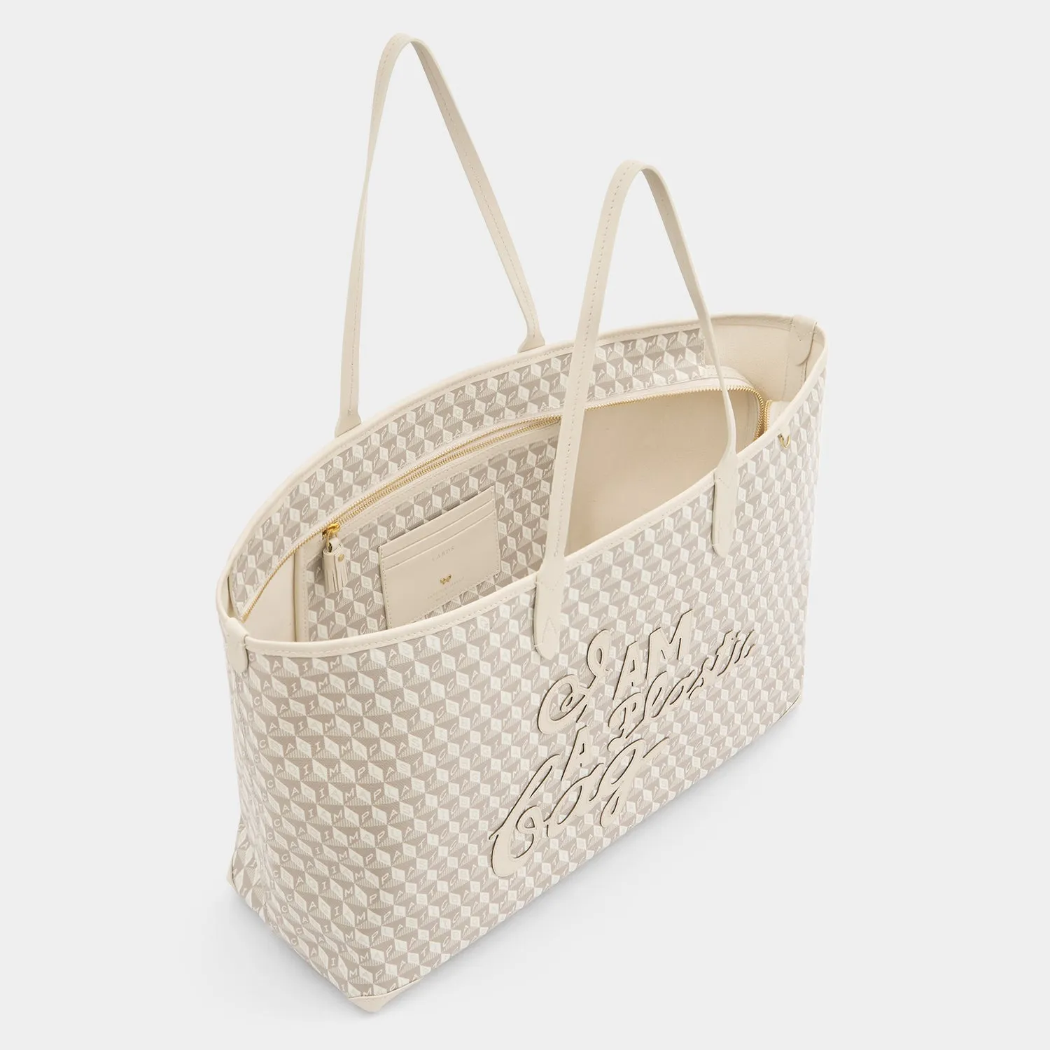 I Am A Plastic Bag Zipped Motif Tote sold by Anya Hindmarch product image thumbnail 4