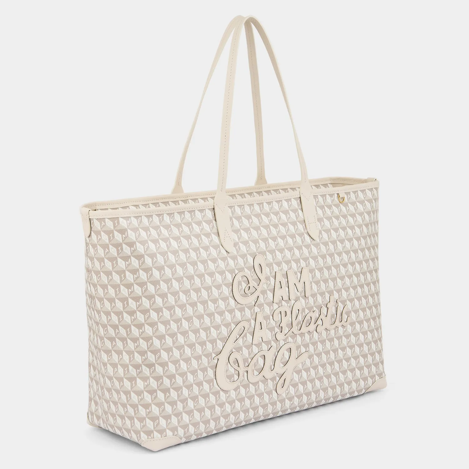 I Am A Plastic Bag Zipped Motif Tote sold by Anya Hindmarch product image thumbnail 3